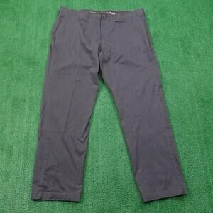 Lee Extreme Comfort MVP Pants Mens 42x32 Gray Straight Fit Stretch Performance